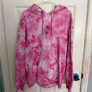 Zumiez Pink Tie-Dye Hoodie